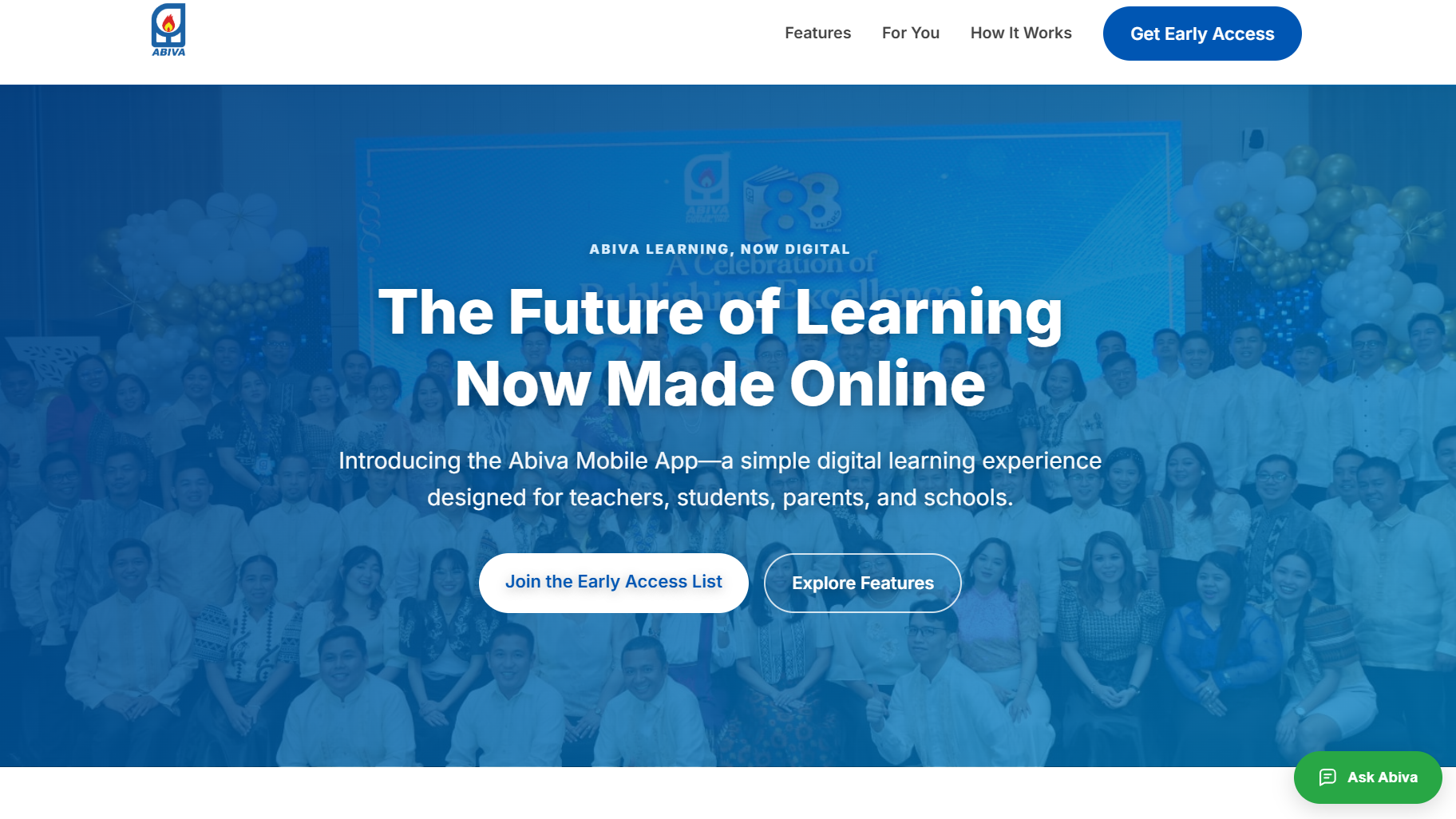 ABIVA Home Page preview